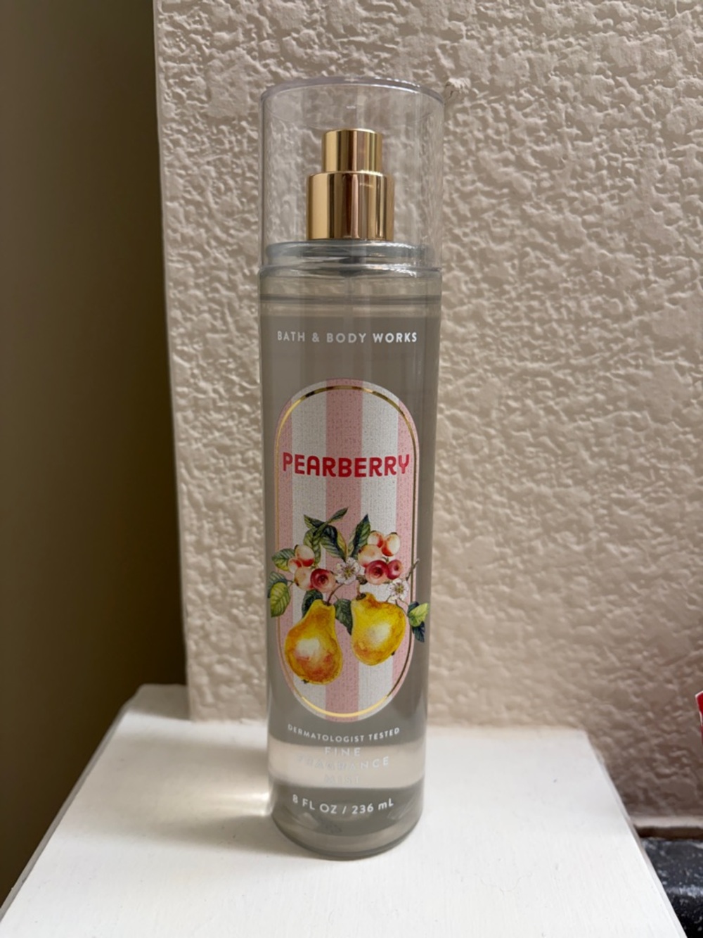Bath & Body Works Pearberry Fragrance Mist - Pink & Gold